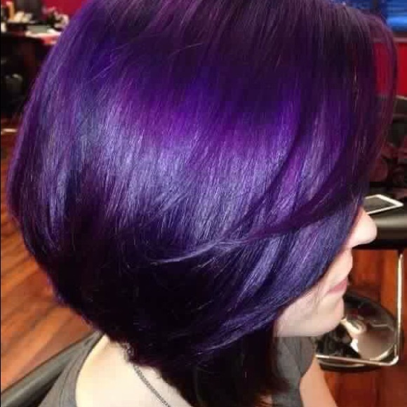 JULY  10” PURPLE LACE FRONT BOB WIG *NWT* ? 10 Light Purple Bob Wig Lace Front 13x6x1 Lilac Virgin Human  main image 2